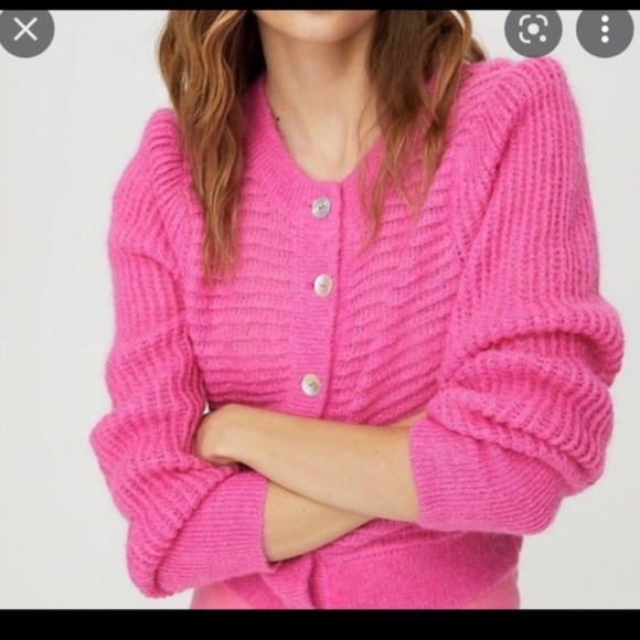 Aritzia Wilfred Alessia Cardigan (Pink, XXS) - Picture 1 of 6